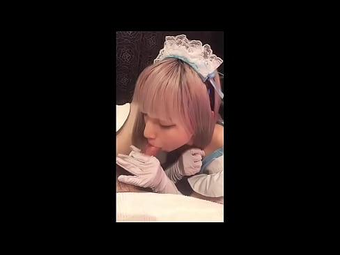 ❤️ Idolo giapponese [mayuka], costume da cameriera francese, parte 1, pompino e masturbazione con lozione ❌ Super porn à noi ☑